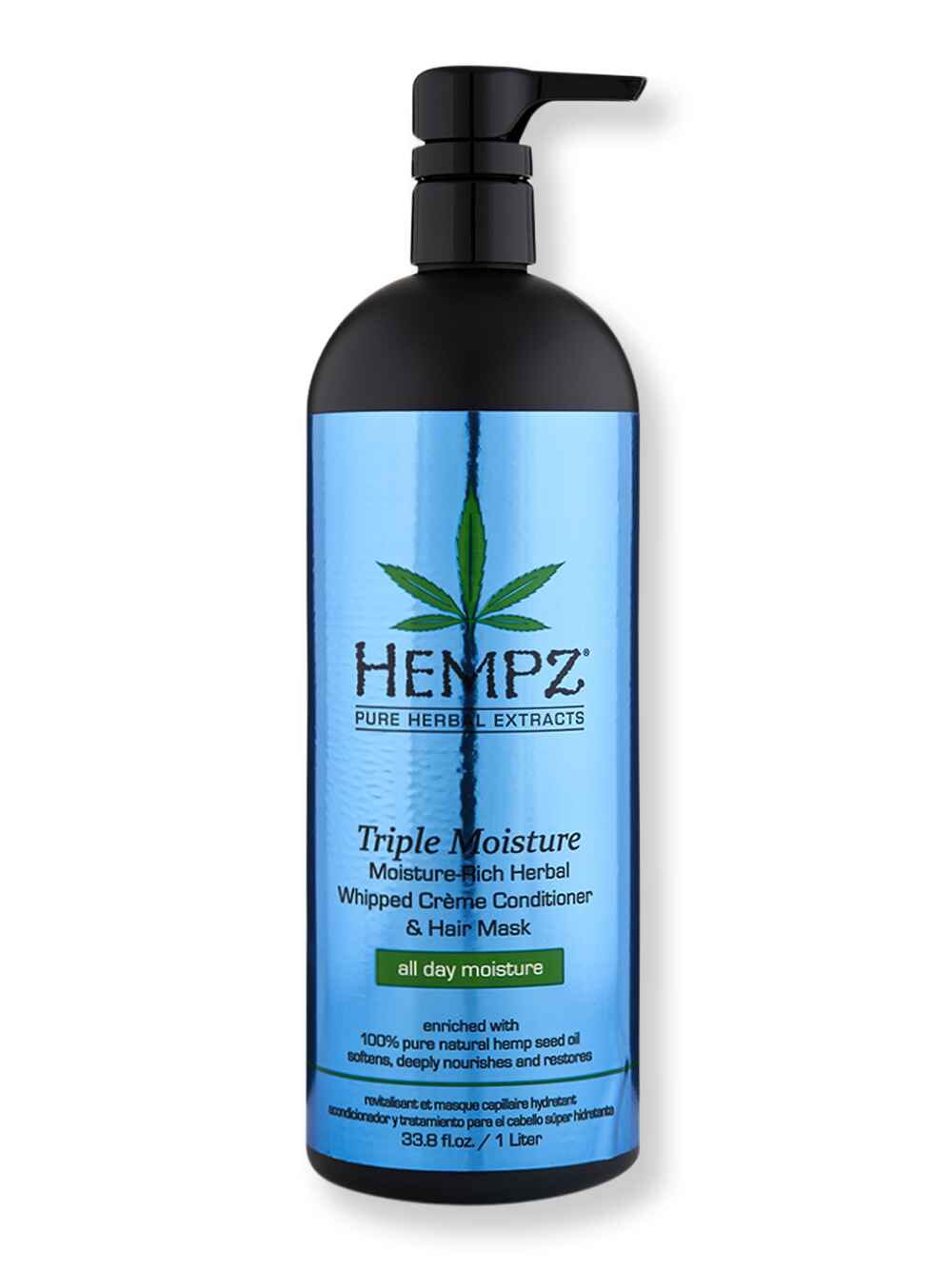 Hempz Hempz Triple Moisture Moisture-Rich Herbal Conditioner & Hair Mask 1 L Conditioners 