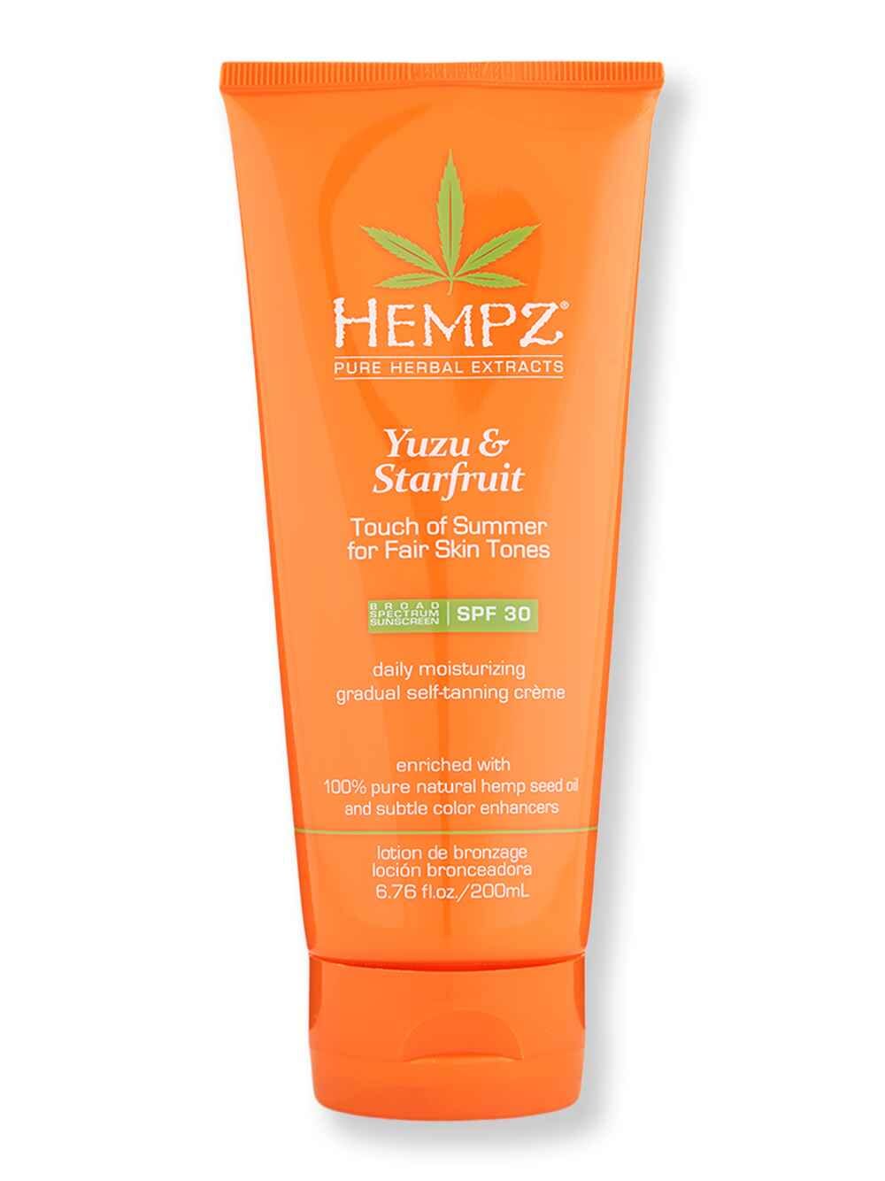 Hempz Hempz Yuzu & Starfruit Touch of Summer for Fair Skin Tones SPF 30 6.76 oz Self-Tanning & Bronzing 