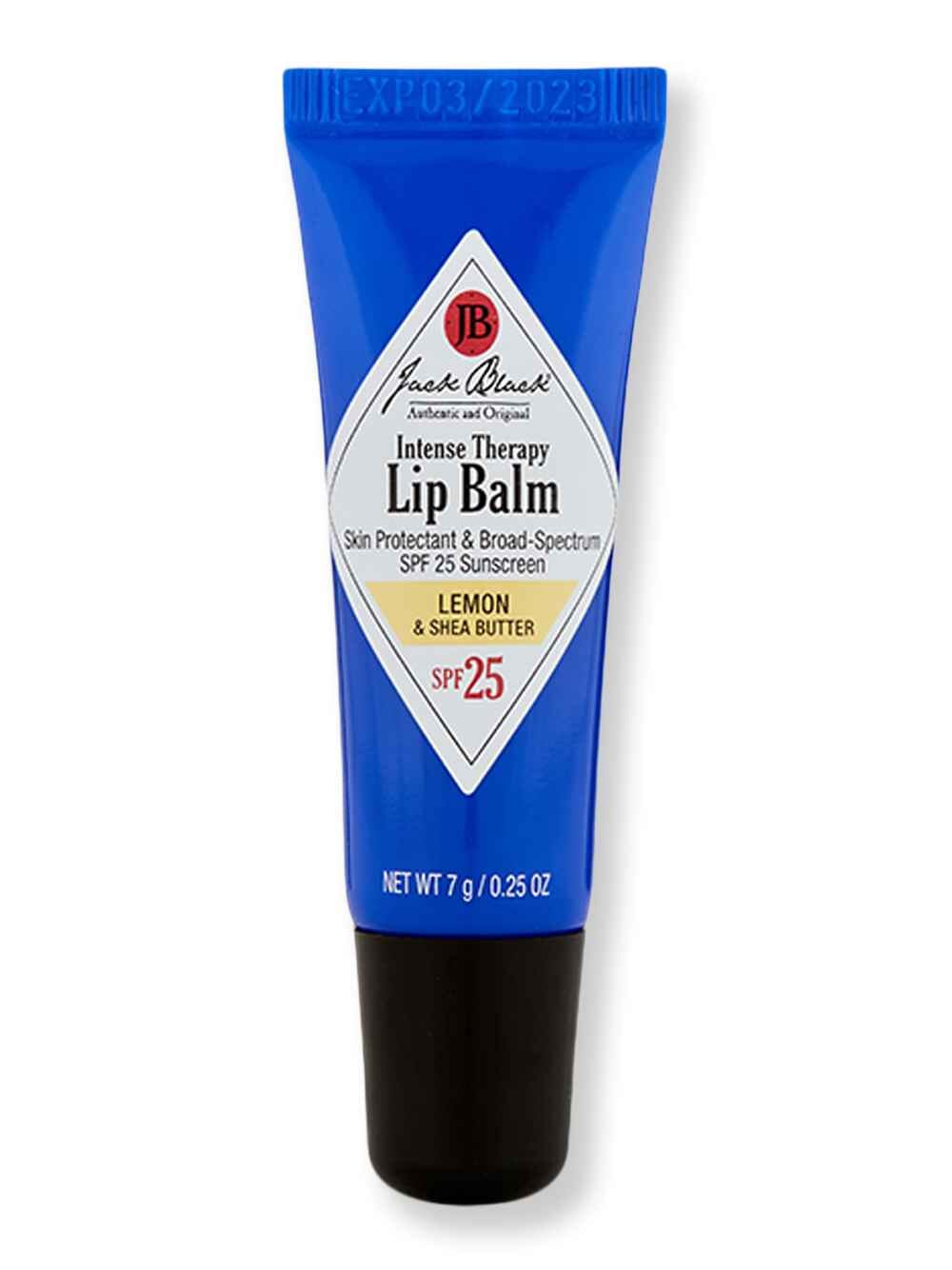 Jack Black Jack Black Intense Therapy Lip Balm SPF 25 Lemon & Shea Butter 0.25 oz Lip Treatments & Balms 