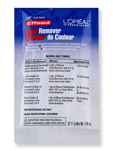 L'Oreal Professionnel L'Oreal Professionnel Effasol Color Remover 0.86 oz Hair & Scalp Repair 