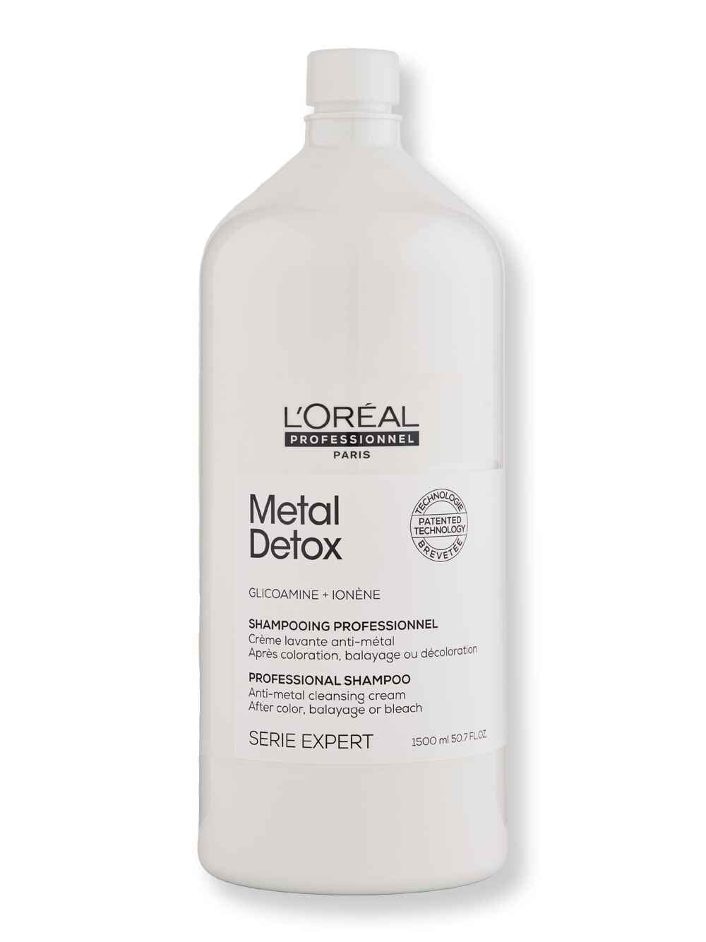 L'Oreal Professionnel L'Oreal Professionnel Metal Detox Anti-Metal Cleansing Cream Shampoo 50.7 fl oz1500 ml Shampoos 