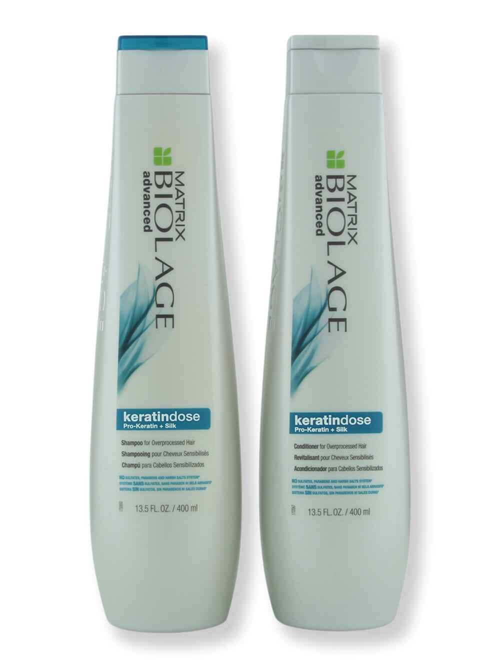 Matrix Matrix Biolage Advanced KeratinDose Shampoo & Conditioner 400 ml Hair Care Value Sets 