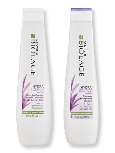 Matrix Matrix Biolage Hydrasource Shampoo & Detangling Solution 400 ml Hair Care Value Sets 
