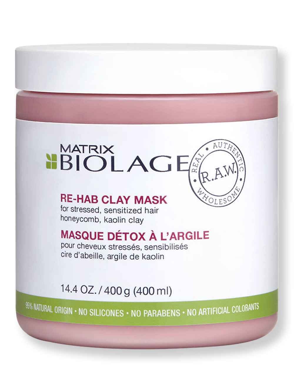 Matrix Matrix Biolage RAW Rehab Clay Mask 14.4 oz400 g Hair Masques 