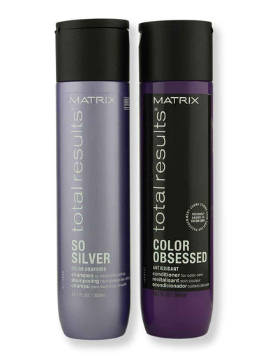 Matrix Matrix Total Results So Silver Shampoo & Color Obsessed Conditioner 300 ml Hair Care Value Sets 