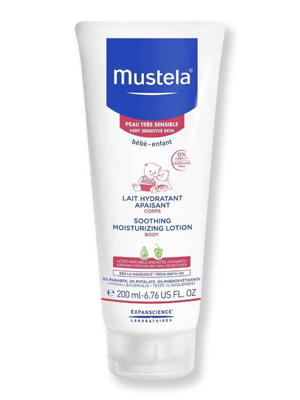 Mustela Mustela Soothing Moisturizing Body Lotion 6.76 oz200 ml Baby Skin Care 