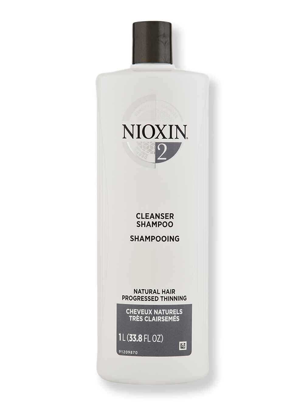 Nioxin Nioxin System 2 Cleanser 33.8 oz1000 ml Shampoos 