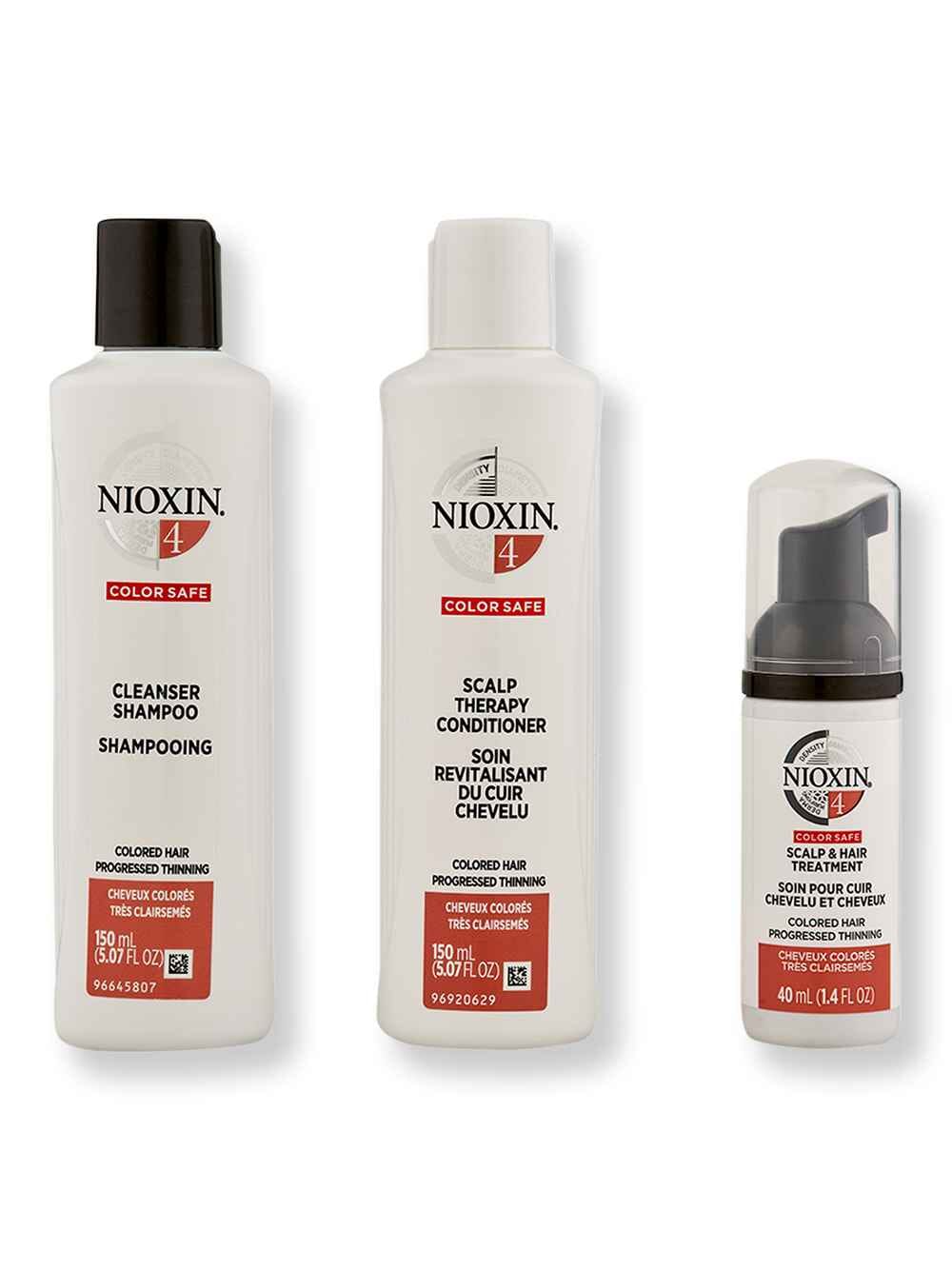 Nioxin Nioxin System 4: Colored Hair Progressed Thinning Hair Care Value Sets 