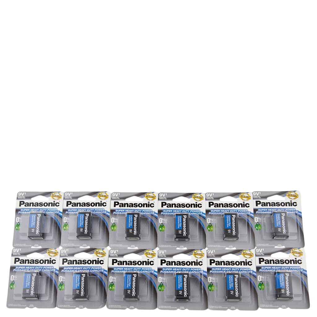 Panasonic Batteries Panasonic Batteries 9V 1-Pack Super Heavy Duty Battery 12 Ct Batteries 