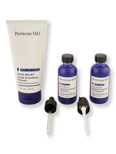 Perricone MD Perricone MD Acne Relief Prebiotic Acne Therapy 90 Day Kit Acne, Blemish, & Blackhead Treatments 