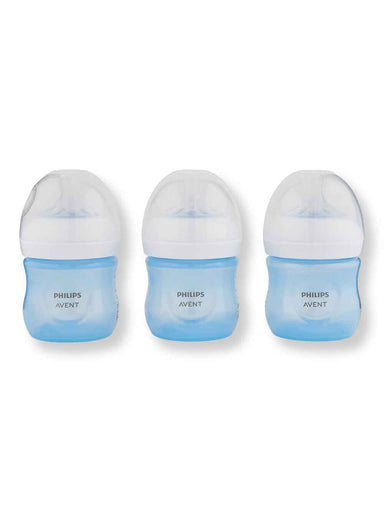 Philips Avent Philips Avent Natural Baby Bottle With Natural Response Nipple Blue 4 oz 3 Ct Baby Bottles 