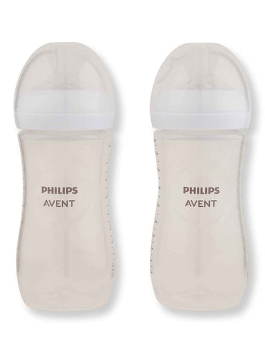 Philips Avent Philips Avent Natural Baby Bottle With Natural Response Nipple Clear 11 oz 2 Ct Baby Bottles 