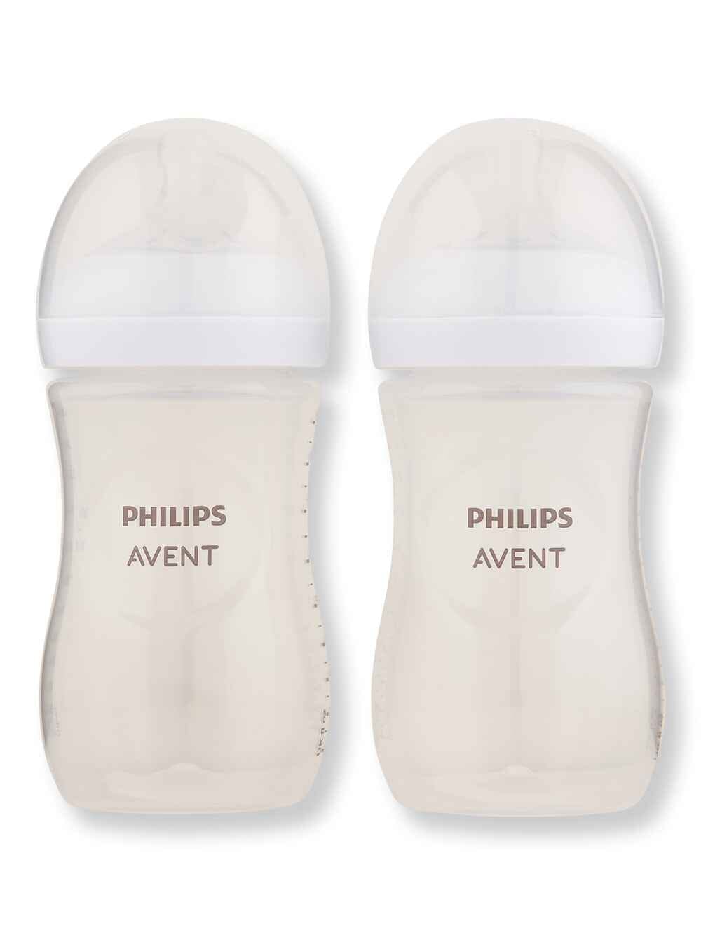Philips Avent Philips Avent Natural Baby Bottle With Natural Response Nipple Clear 9 oz 2 Ct Baby Bottles 