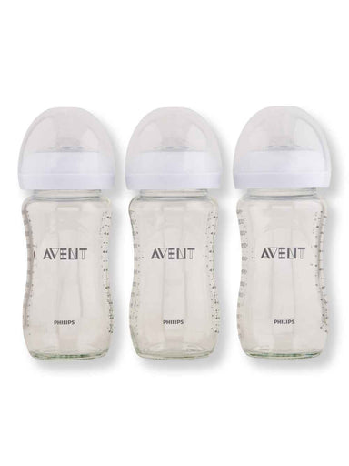 Philips Avent Philips Avent Natural Glass Baby Bottle 8 oz 3 Ct Baby Bottles 
