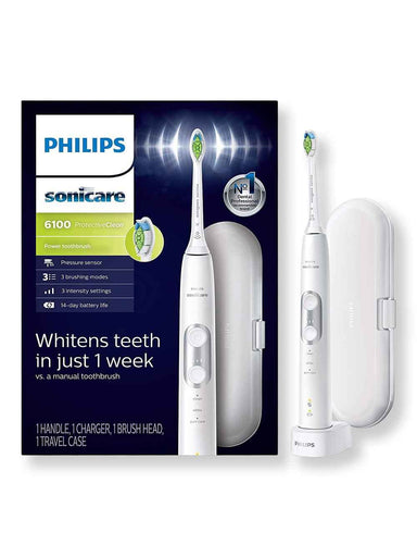 Philips Sonicare Philips Sonicare ProtectiveClean 6100 White Electric & Manual Toothbrushes 