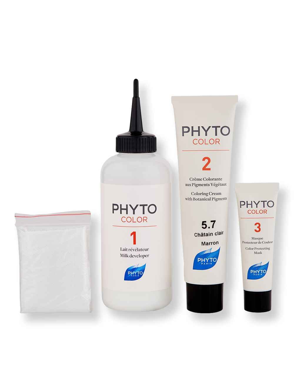 Phyto Phyto PhytoColor Permanent Hair Color 5.7 Light Chestnut Brown Hair Color 