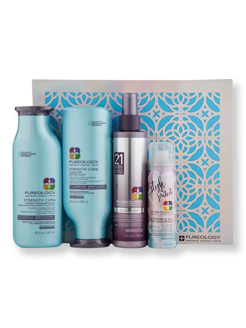 Pureology Pureology Strength Cure Holiday Gift Set Hair Care Value Sets 