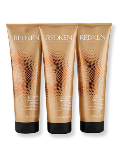 Redken Redken All Soft Heavy Cream Super Treatment 3 Ct 8 oz250 ml Hair & Scalp Repair 