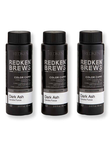 Redken Redken Brews Color Camo 1NA Dark Ash 3 ct 2 oz Hair Color 