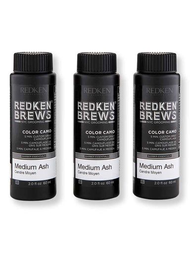 Redken Redken Brews Color Camo 4NA Medium Ash 3 ct 2 oz Hair Color 