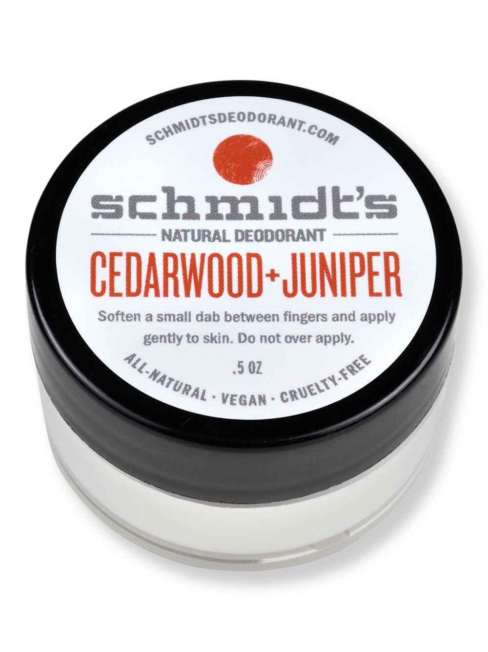 Schmidt's Deodorant Schmidt's Deodorant Cedarwood + Juniper Deodorant Jar 0.5 oz Antiperspirants & Deodorants 