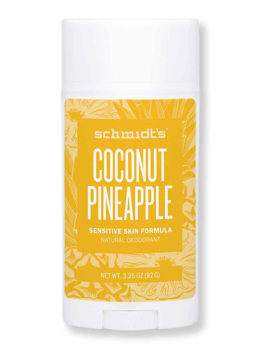 Schmidt's Deodorant Schmidt's Deodorant Coconut Pineapple Deodorant Stick 92 g Antiperspirants & Deodorants 