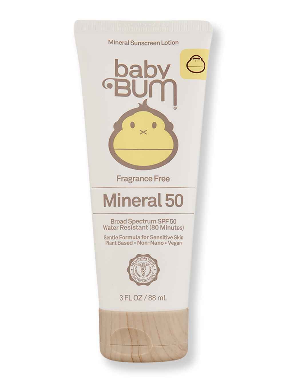 Sun Bum Sun Bum Baby Bum SPF 50 Mineral Sunscreen Lotion Fragrance Free 3 oz88 ml Body Sunscreens 