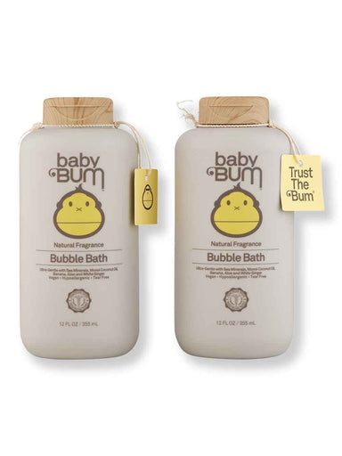 Sun Bum Sun Bum Bubble Bath Natural Fragrance 2 Ct 12 oz Baby Shampoos & Washes 