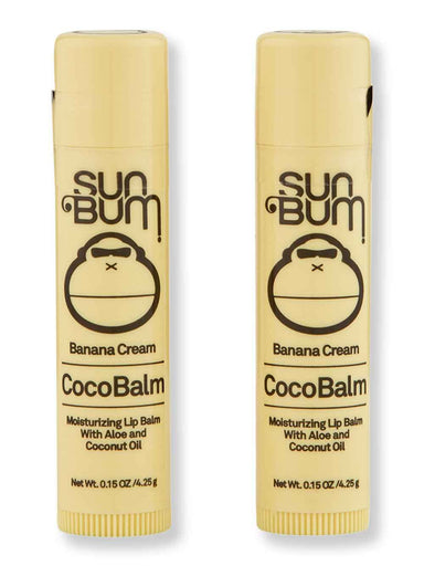 Sun Bum Sun Bum CocoBalm Banana Cream 2 Ct 0.15 oz Lip Treatments & Balms 