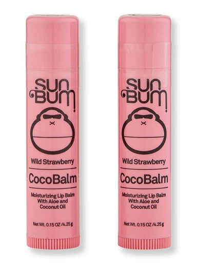 Sun Bum Sun Bum CocoBalm Wild Strawberry 2 Ct 0.15 oz Lip Treatments & Balms 