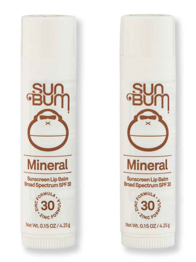 Sun Bum Sun Bum Mineral SPF 30 Lip Balm 2 Ct 0.15 oz Lip Treatments & Balms 