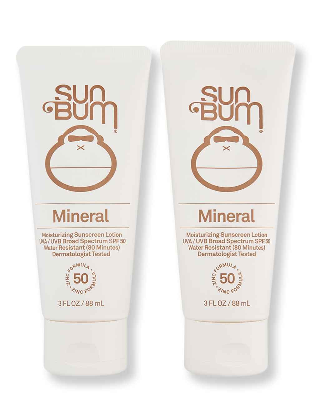 Sun Bum Sun Bum Mineral SPF 50 Sunscreen Lotion 2 Ct 3 oz Body Sunscreens 