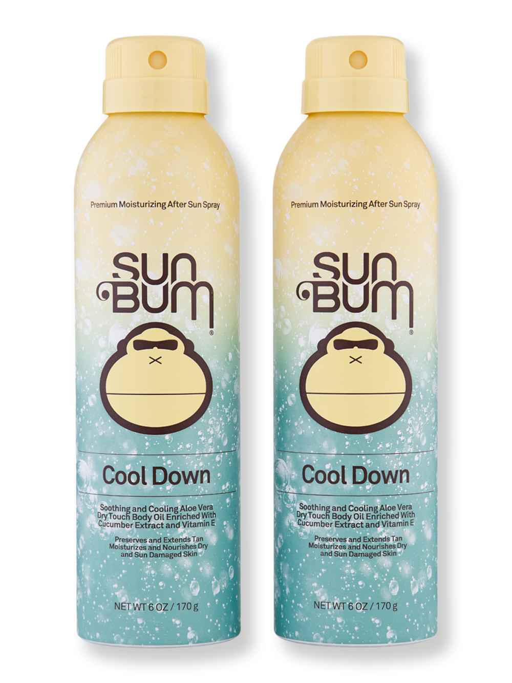 Sun Bum Sun Bum Original After Sun Cool Down Spray 2 Ct 6 oz After Sun Care 