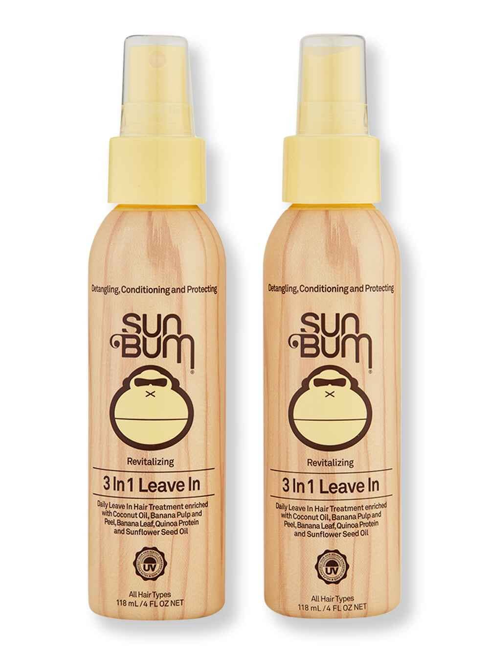 Sun Bum Sun Bum Revitalizing 3 In 1 Leave In 2 Ct 4 oz Conditioners 