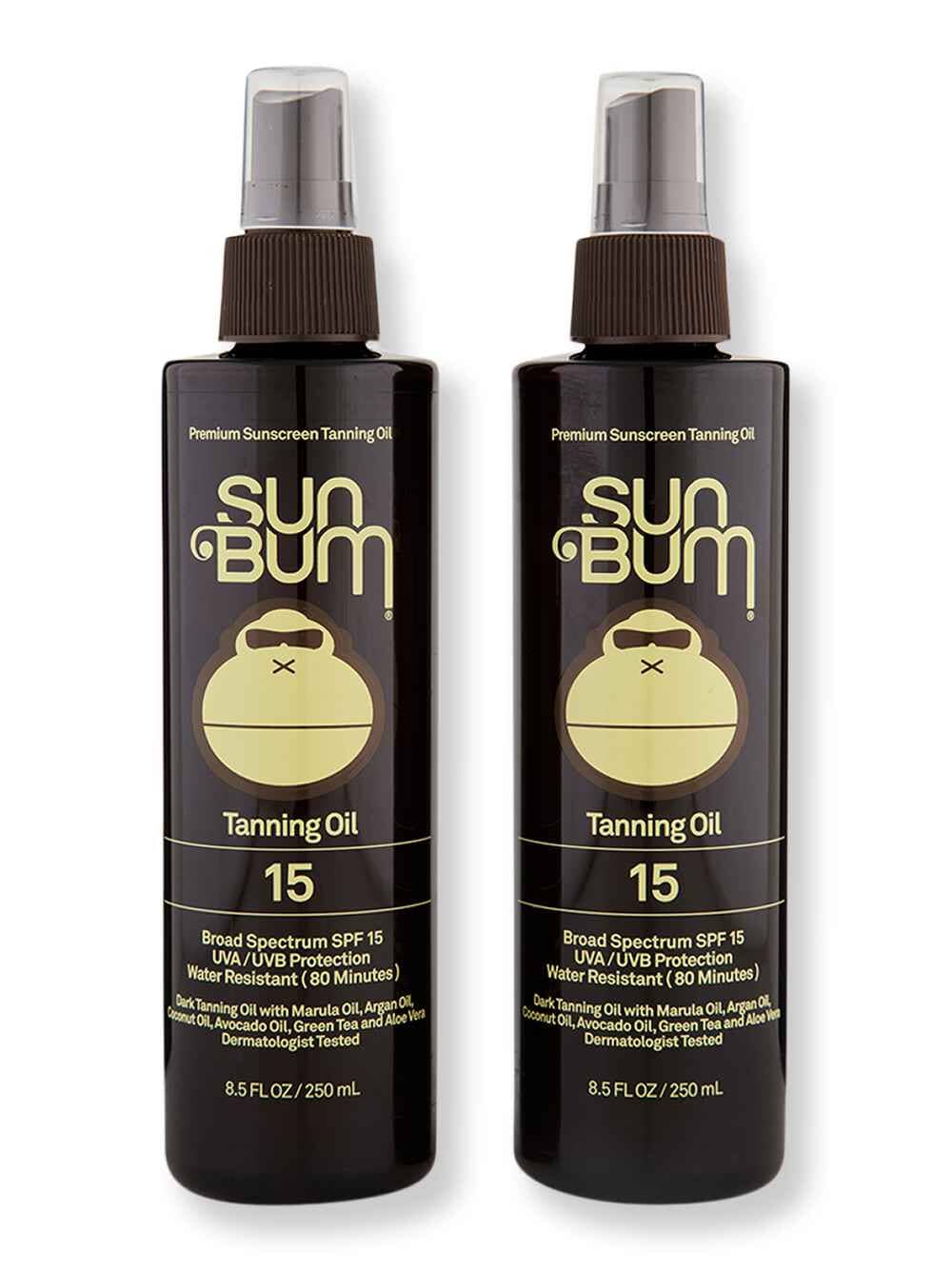 Sun Bum Sun Bum SPF 15 Tanning Oil 2 Ct 8.5 oz Self-Tanning & Bronzing 