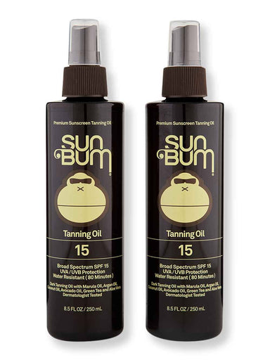 Sun Bum Sun Bum SPF 15 Tanning Oil 2 Ct 8.5 oz Self-Tanning & Bronzing 