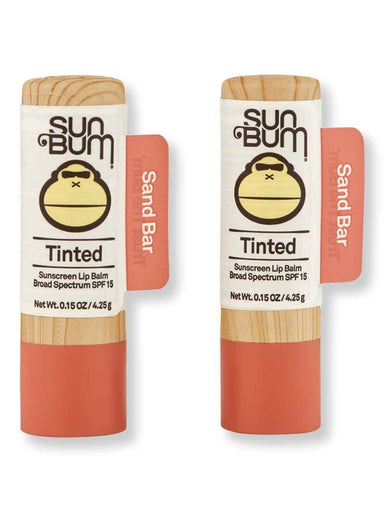Sun Bum Sun Bum SPF 15 Tinted Lip Balm Sand Bar 2 Ct 0.15 oz Lip Treatments & Balms 