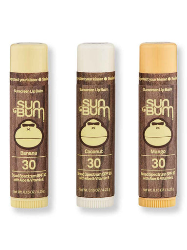 Sun Bum Sun Bum SPF 30 Lip Balm Banana, Coconut, Mango Lip Treatments & Balms 