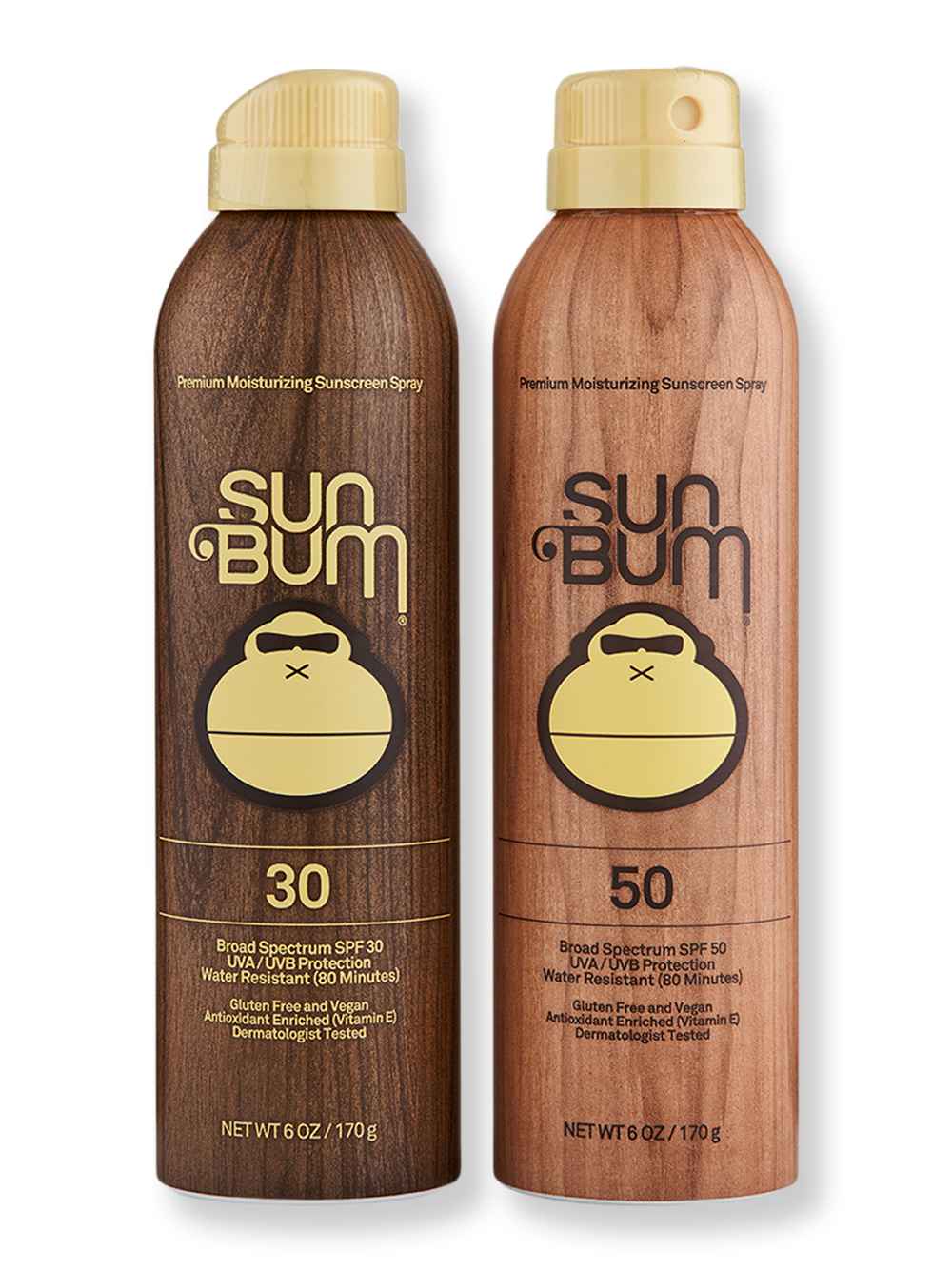 Sun Bum Sun Bum SPF 30 Sunscreen Spray 6 oz & SPF 50 Sunscreen Spray 6 oz Body Sunscreens 