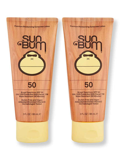 Sun Bum Sun Bum SPF 50 Sunscreen Lotion 2 Ct 3 oz Body Sunscreens 