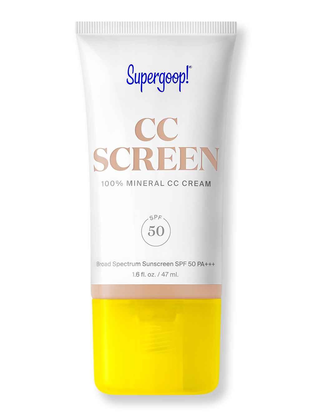 Supergoop Supergoop CC Screen 100% Mineral CC Cream SPF 50 1.6 fl oz47 ml100C Fair with Cool Undertones BB & CC Creams 