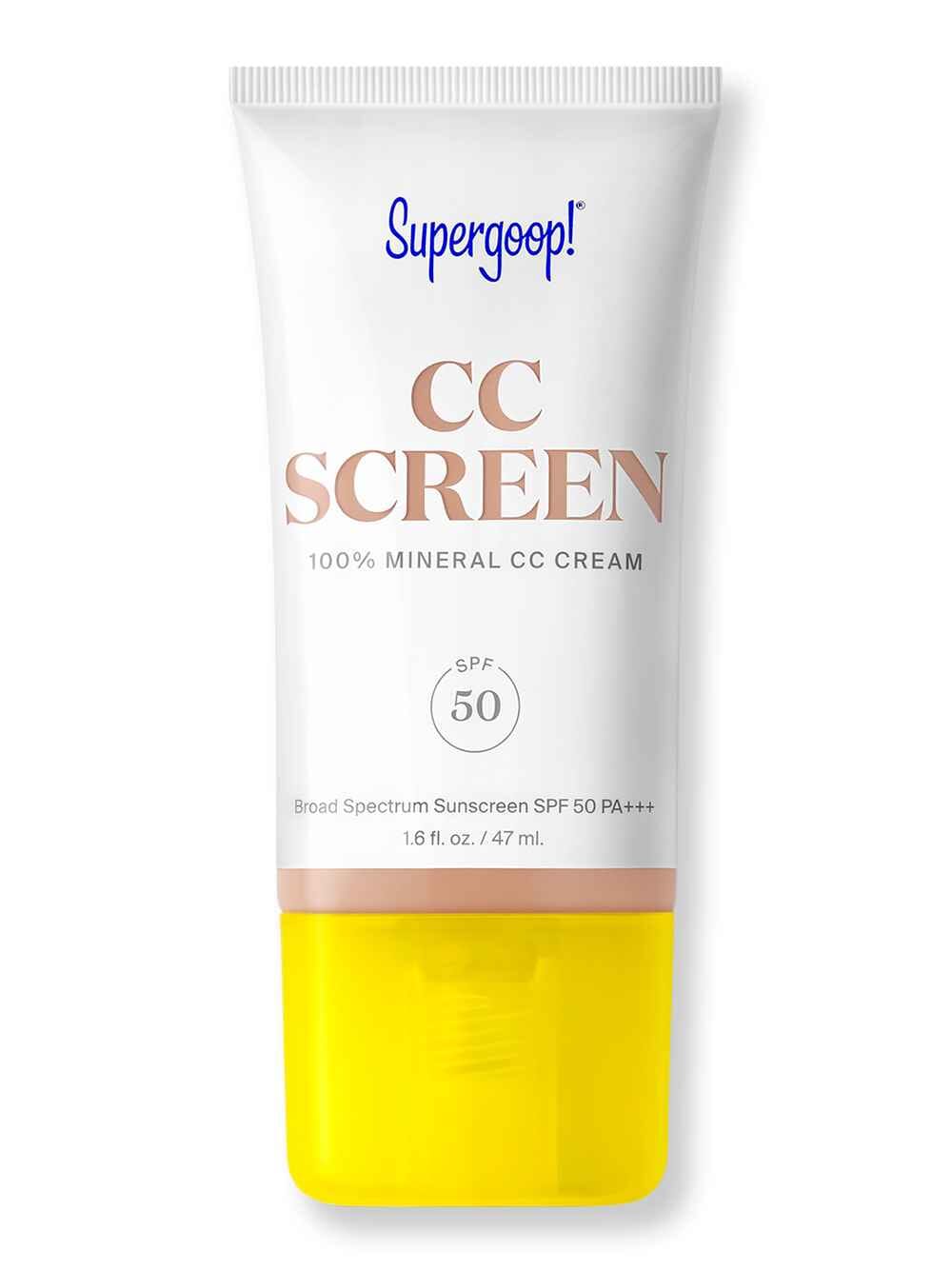 Supergoop Supergoop CC Screen 100% Mineral CC Cream SPF 50 1.6 fl oz47 ml226W Light with Warm Undertones BB & CC Creams 