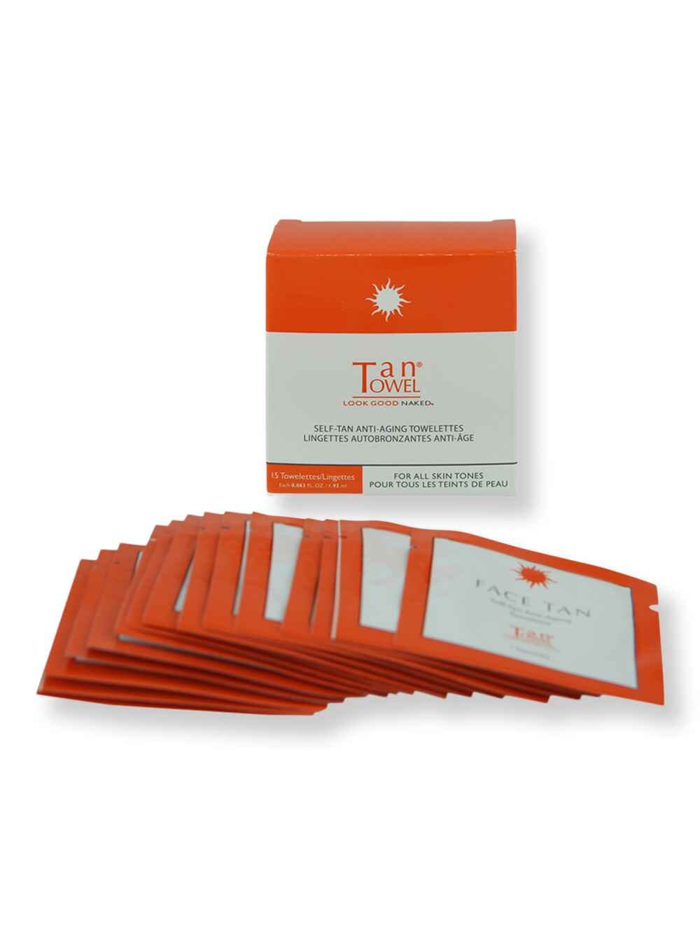 Tan Towel Tan Towel Face Tan 15 Ct Self-Tanning & Bronzing 