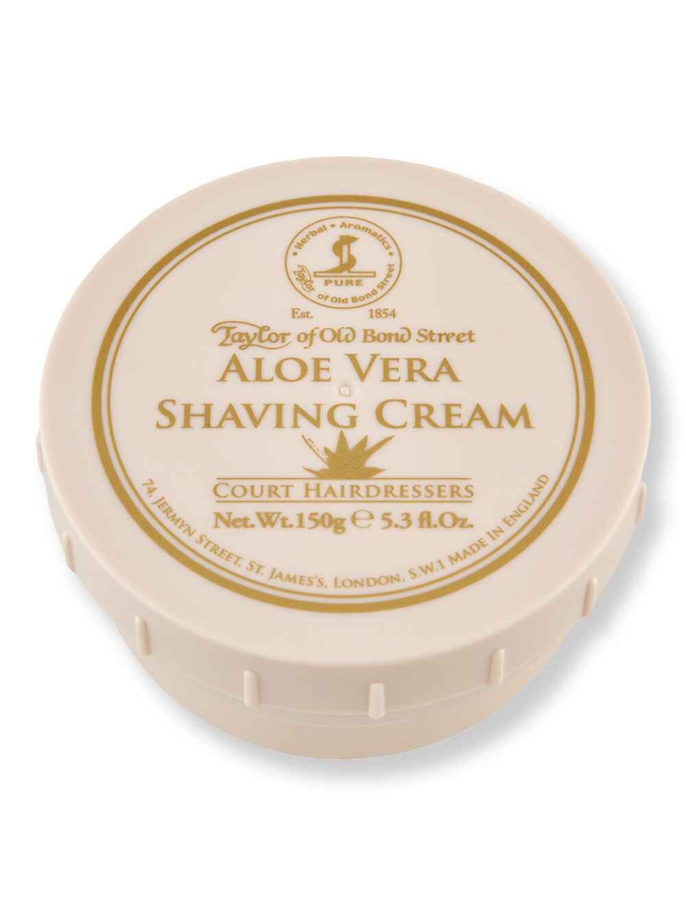 Taylor of Old Bond Street Taylor of Old Bond Street Aloe Vera Shaving Cream 150 g Shaving Creams, Lotions & Gels 