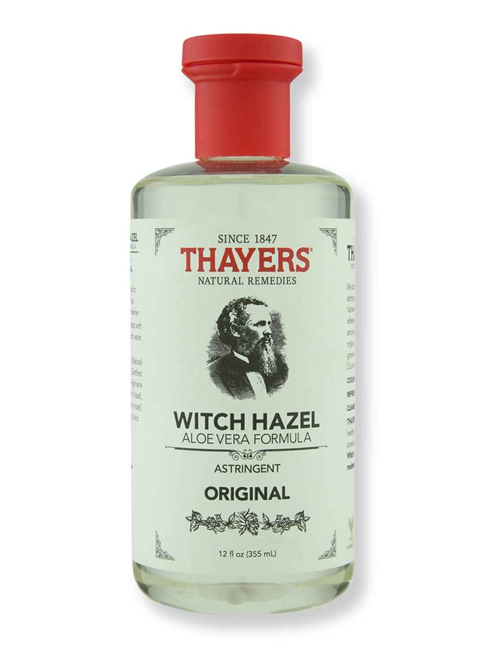 Thayer's Thayer's Original Witch Hazel Astringent with Aloe Vera 12 oz Face Cleansers 