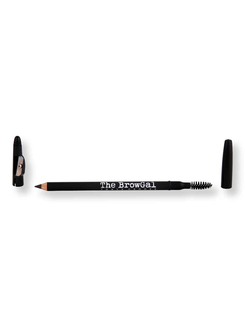 The BrowGal The BrowGal Eyebrow Pencil with Sharpener Cap + Mascara Brush 02 Espresso Eyebrows 
