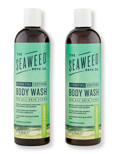 The Seaweed Bath Co. The Seaweed Bath Co. Body Wash Eucalyptus & Peppermint 2 Ct 12 oz Shower Gels & Body Washes 