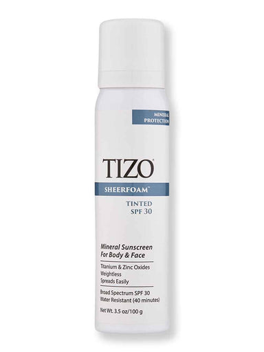 TIZO TIZO SheerFoam Tinted SPF 30 100 g Body Sunscreens 