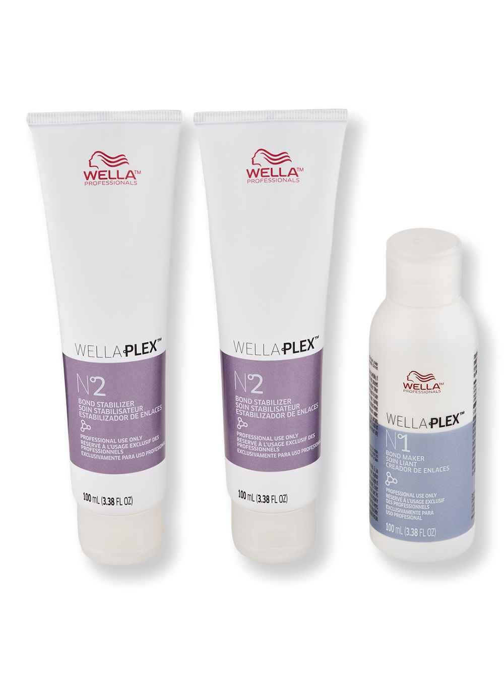 Wella Wella Wellaplex Small Kit Step 1+2 ESF 3.38 oz 3 ct Hair Color 